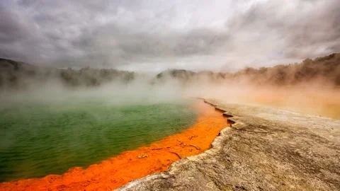 Wai O Tapu Stock Footage 131581793