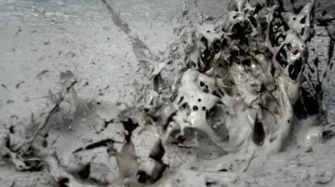 Wai-O-Tapu Geothermal Wonderland hot mud pools 01 Stock Footage