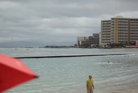 Waikiki 01 SD Stock Footage 8538654