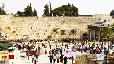 Wailing Wall . Stock Footage 43320353