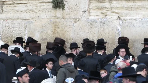 Wailing Wall - Jerusalem, Israel Video stock 85963475
