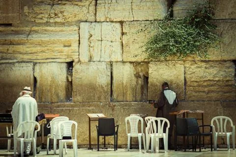 Wailing Wall . Jerusalem . Stock Photos
