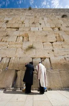 Wailing wall in Jerusalem Foto stock