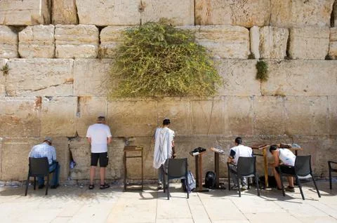 Wailing wall in Jerusalem Stock-Fotos