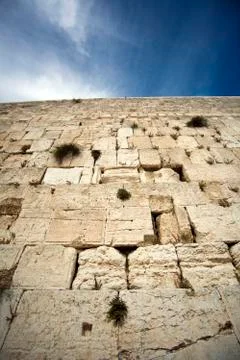 The wailing wall Stock Photos
