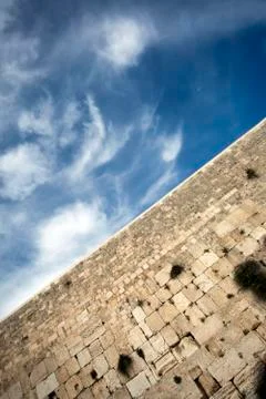The wailing wall Stock Photos