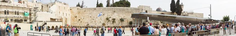 Wailing wall . Stock Photos