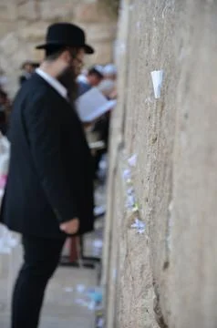 The Wailing Wall, 库存照片