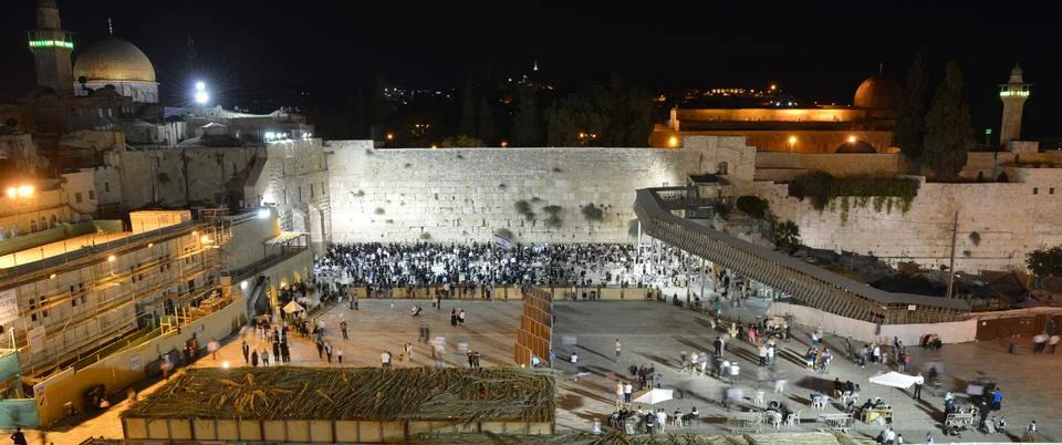 Wailing wall Stock Photos