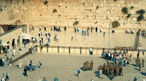 The Wailing Wall, the Western Wall 動画素材 43807108