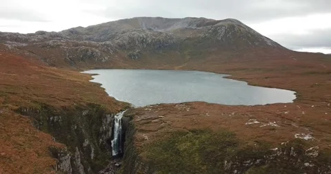 Wailing Widow Falls aerial 库存影片 164405688