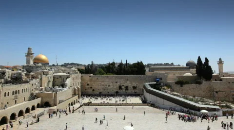 Wailing_wall_02 Stock Footage 512679