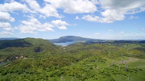 Waimanhu Volcanic Valley Video stock 83209136