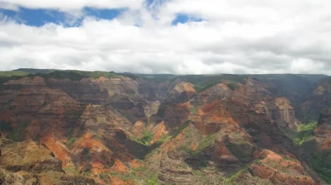 Waimea Canyon Stock Footage 890786