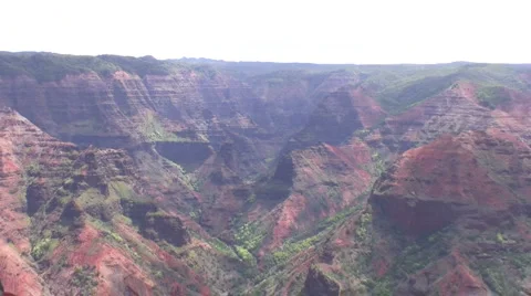 Waimea Canyon Stock Footage 6523455