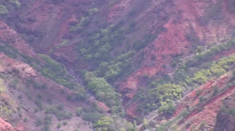 Waimea Canyon Stock Footage 6525256