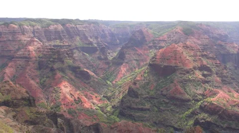 Waimea Canyon Stock Footage 6525545