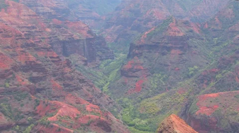 Waimea Canyon Stock Footage 32203890