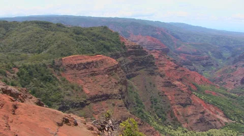 Waimea Canyon Video stock 32203909