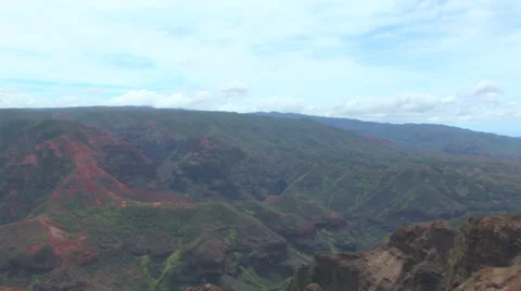 Waimea Canyon Stock Footage 32203917