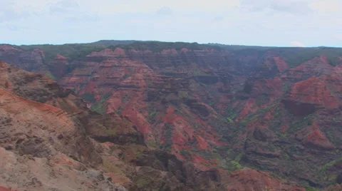 Waimea Canyon Stock Footage 32203932