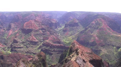 Waimea Canyon River Stock Footage 6525156