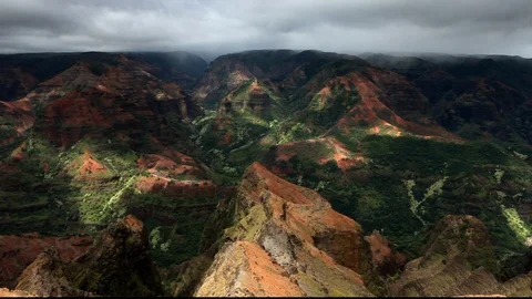 Waimea Canyon View Stock Footage 104281501