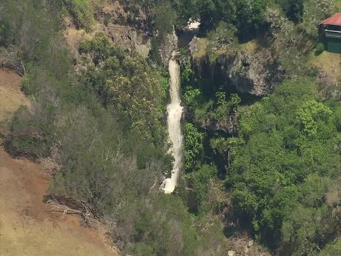 Waimea Waterfall Stock Footage 22242652
