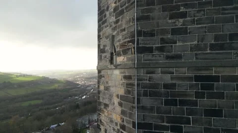 Wainhouse Tower, Halifax Video stock 326439944