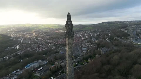 Wainhouse Tower, Halifax Video stock 326439975