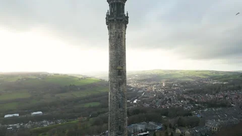 Wainhouse Tower, Halifax Video stock 326439977