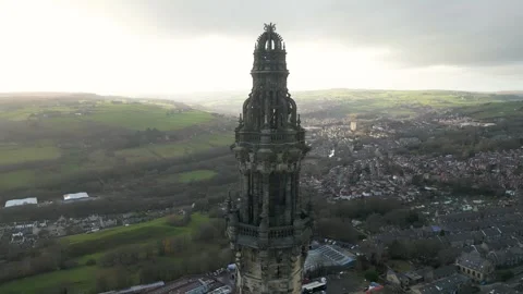 Wainhouse Tower, Halifax Video stock 326440012