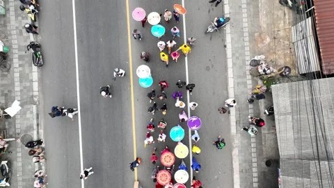 Waisak Procession00000087 Stock Footage 308642043