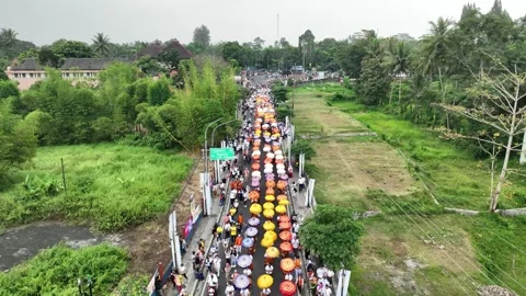 Waisak Procession00000149 Stock Footage 308643301