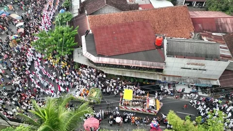 Waisak Procession00000153 Stock Footage 308642473