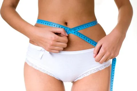 Waist circumference Stock Photos