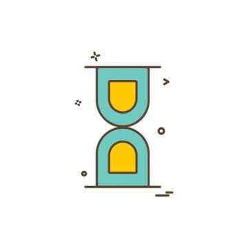 Wait icon design vector イラスト素材