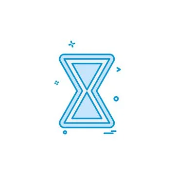 Wait icon design vector Stock Illustration