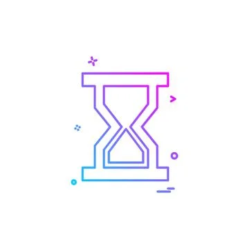 Wait icon design vector Stock Illustration