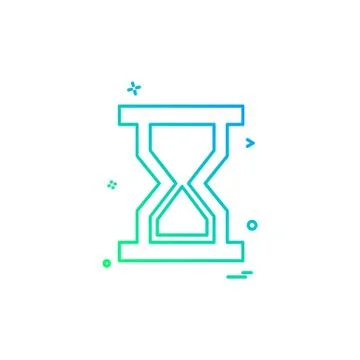 Wait icon design vector 스톡 일러스트