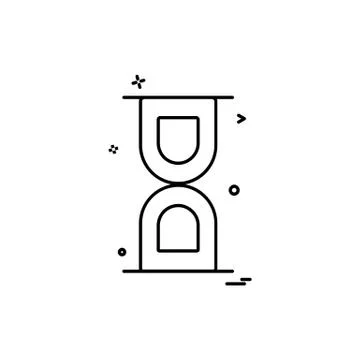 Wait icon design vector Stock Illustration