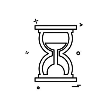 Wait icon design vector Illustrazione stock