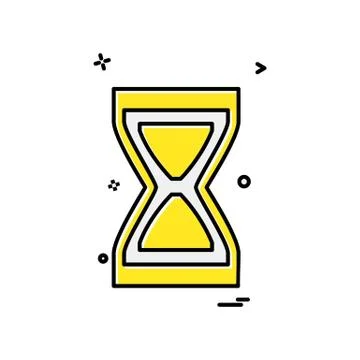 Wait icon design vector Illustrazione stock