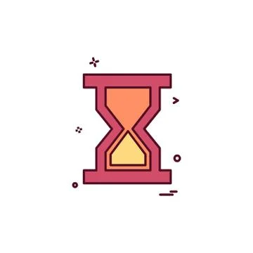 Wait icon design vector Stock Illustration