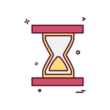 Wait icon design vector Stock Illustration