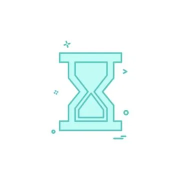 Wait icon design vector Illustrazione stock