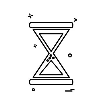 Wait icon design vector 스톡 일러스트