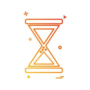 Wait icon design vector Stock Illustration