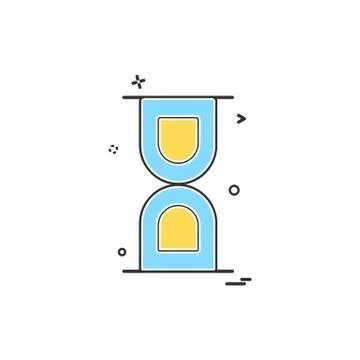 Wait icon design vector Stock Illustration