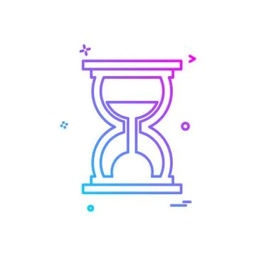 Wait icon design vector Stock Illustration